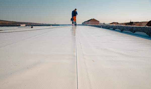 picture of worker on tpo roof